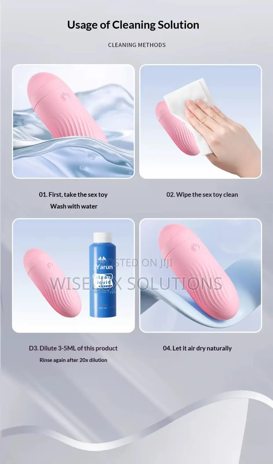 120ml Antibacterial SexToy Cleaner Intimate Product Cleaning Spray~