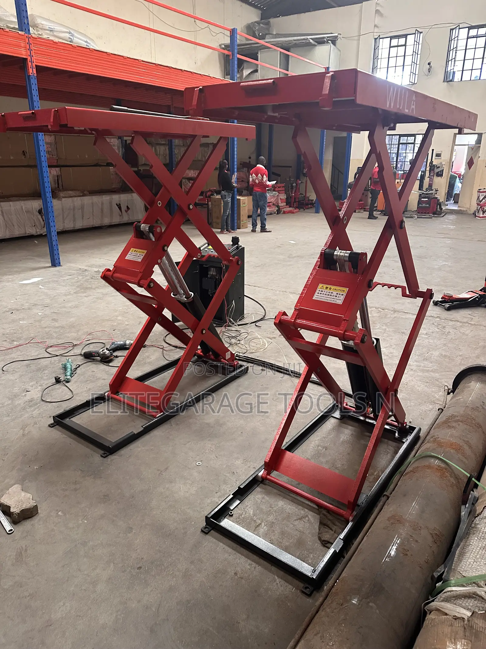 Heavy Duty New Improved High Scissor Lift