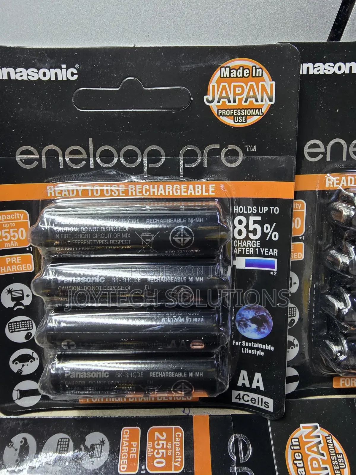 Panasonic Eneloop Pro Rechargeable AA Batteries – Made in Japan