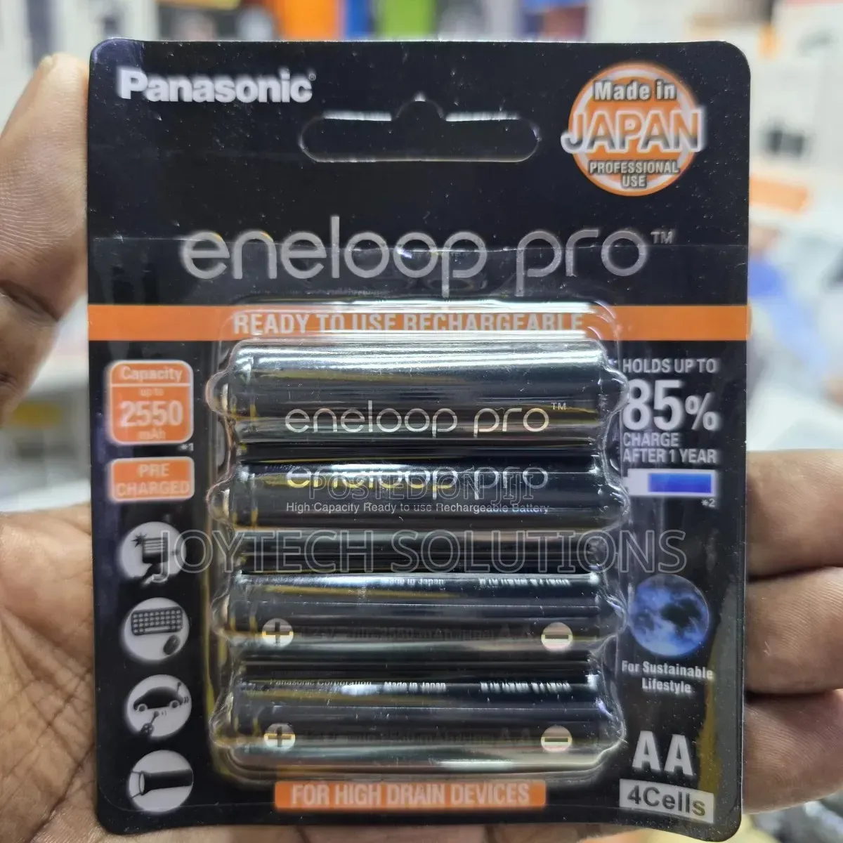 Panasonic Eneloop Pro Rechargeable AA Batteries – Made in Japan