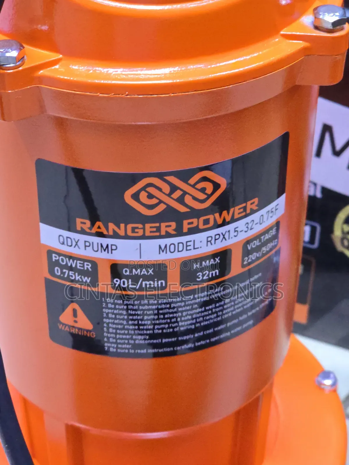 QDX Shallow Well Pump 1HP