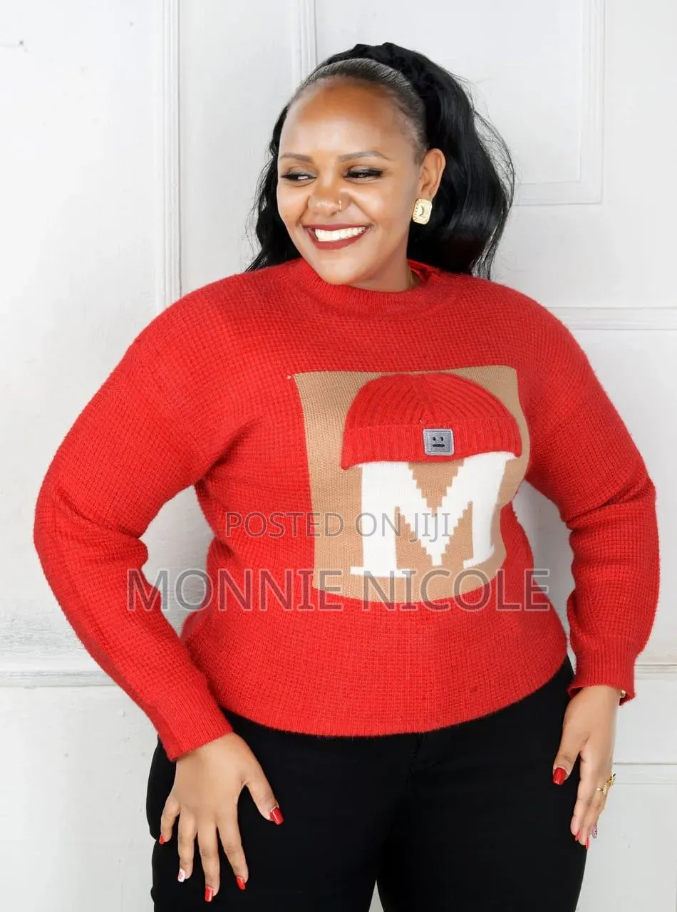 Red Winter Sweater Ex,-Te