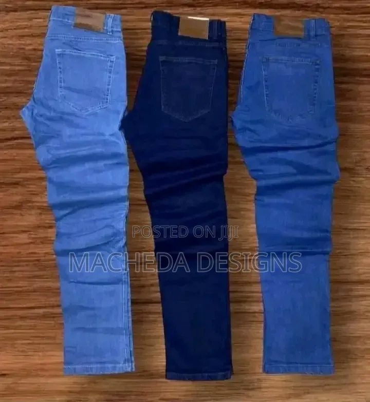 Men Plain Jeans Sizes 30-40