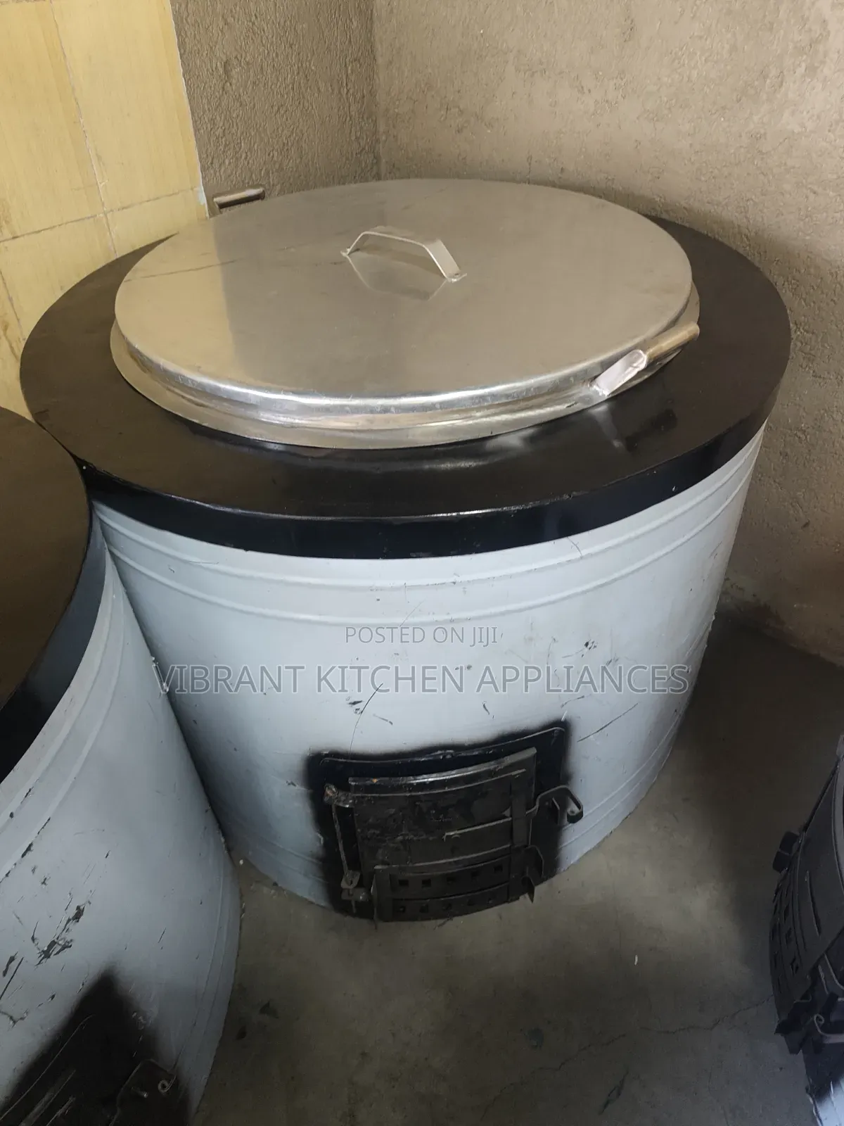 200 Litres Energy-Saving Firewood Jiko – Stainless Steel