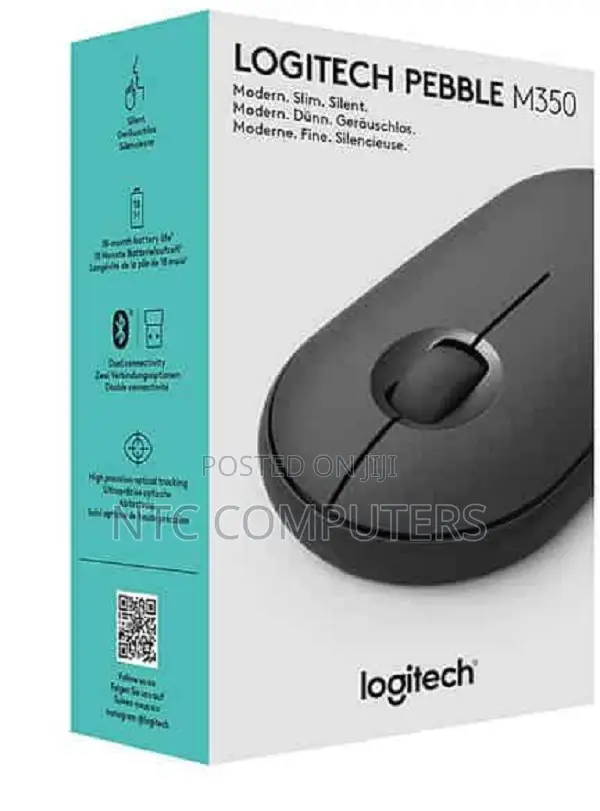 LOGITECH Pebble M350 Wireless and Bluetooth Mouse