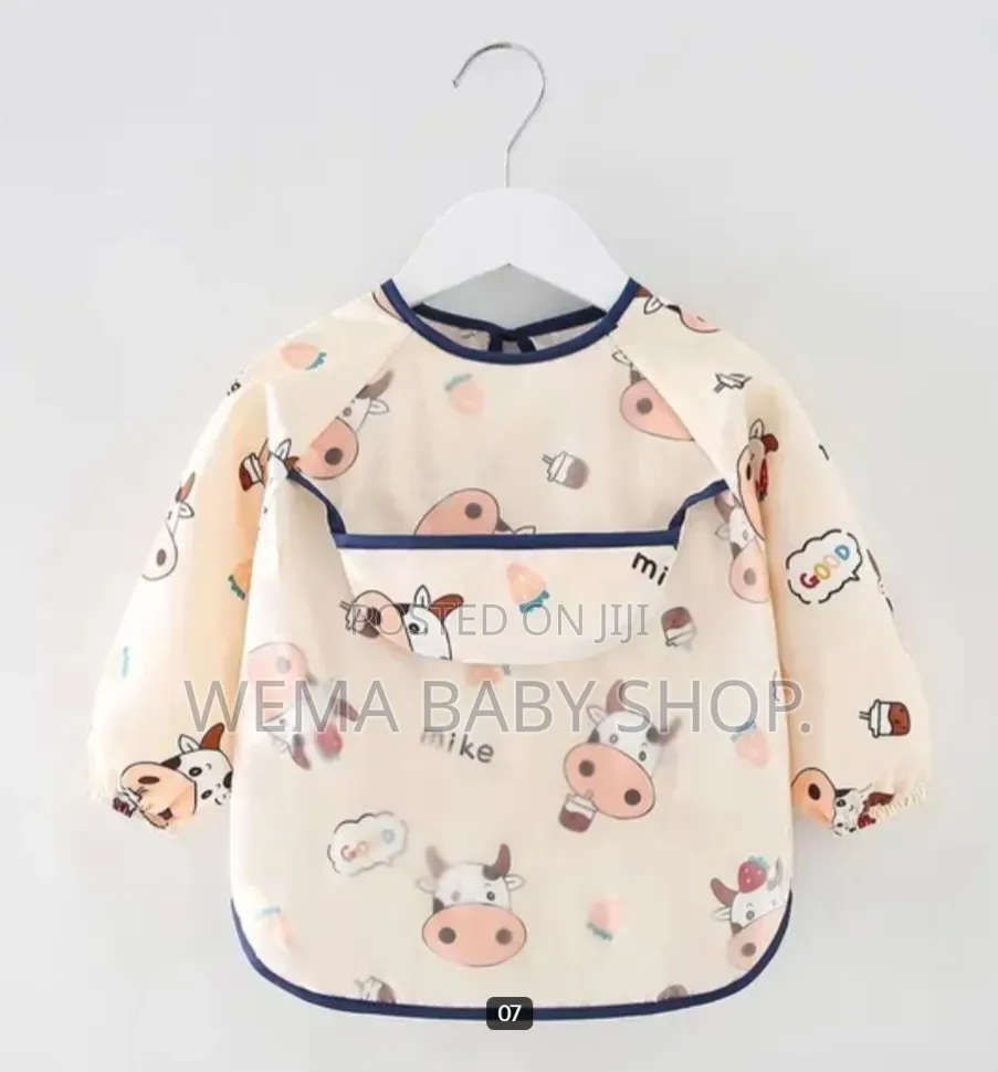 🧸 Waterproof Baby Feeding Bib (Full Sleeve) 👶