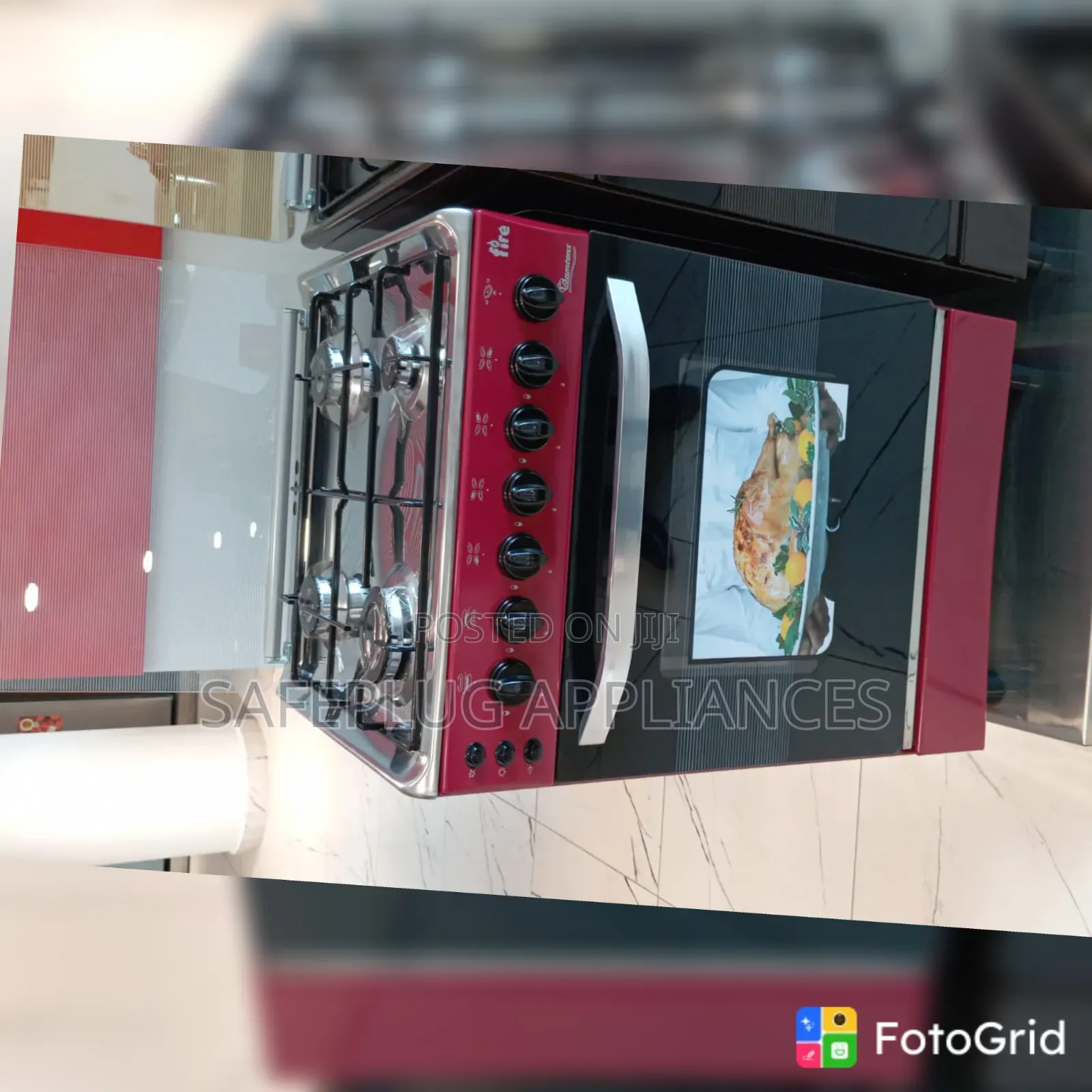 50×50cm 4-Gas Cooker EB303 – Stylish  Kitchen Cooking Solution