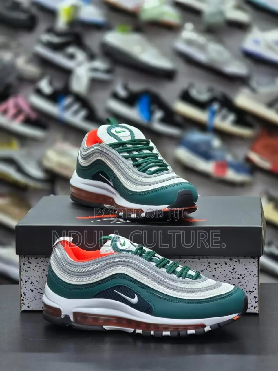 Nike Air Max 97 "Miami Hurricanes" Rainforest