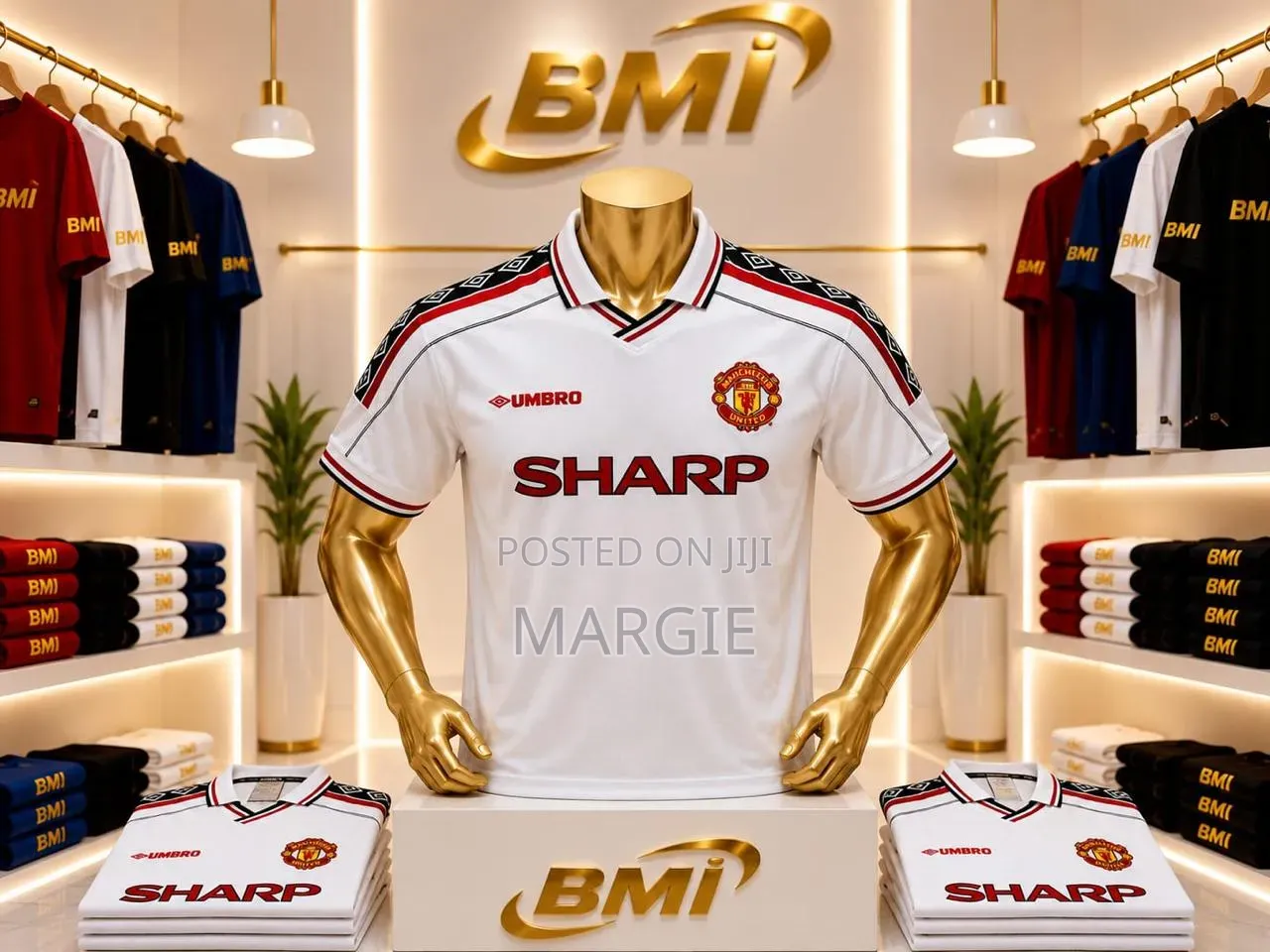 Sharp Manchester United Old School White