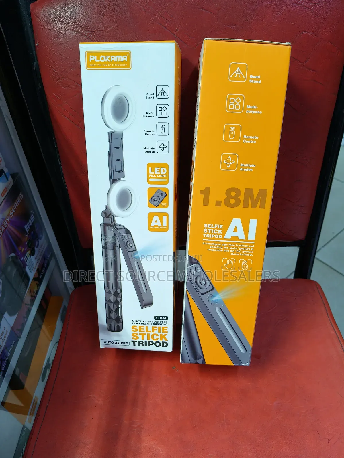 AI Selfie Stick 1.8M Extendable Tripod