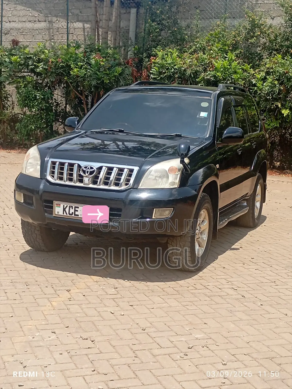 Toyota Land Cruiser Prado 2009 Black
