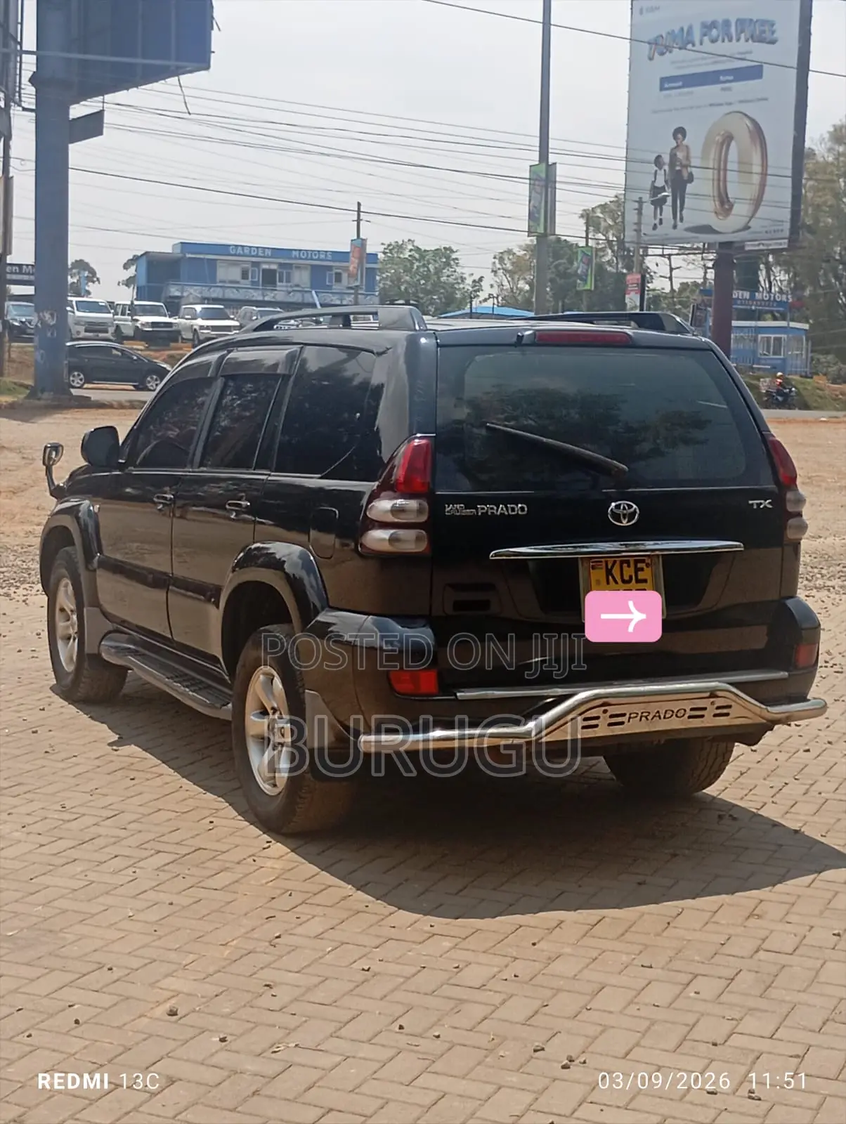 Toyota Land Cruiser Prado 2009 Black