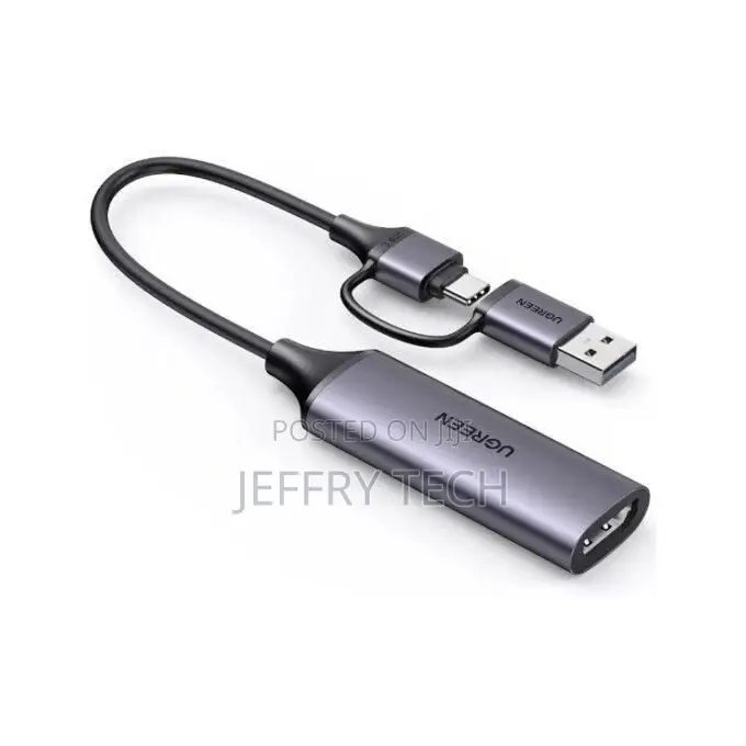 Ugreen Full HD 1080P 60FPS Capture Card HDMI to USB a/Type C Video