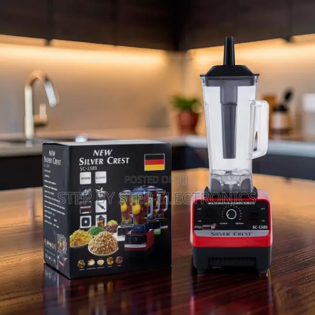 Quick Blending Silver Crest 2-in-1 Double Cup Blender + Grinder
