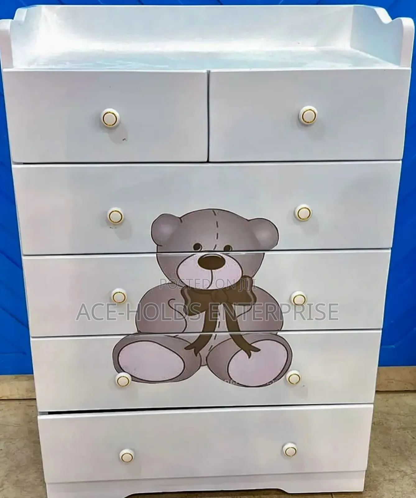 Newborns Kids/ Baby Chest of Drawers Cabinet With Cartoon Themes