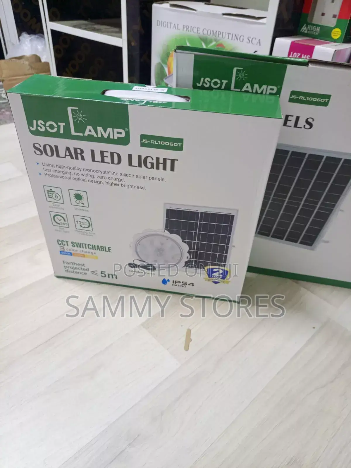 JSOT Rechargeable Solar Outdoor Lamp