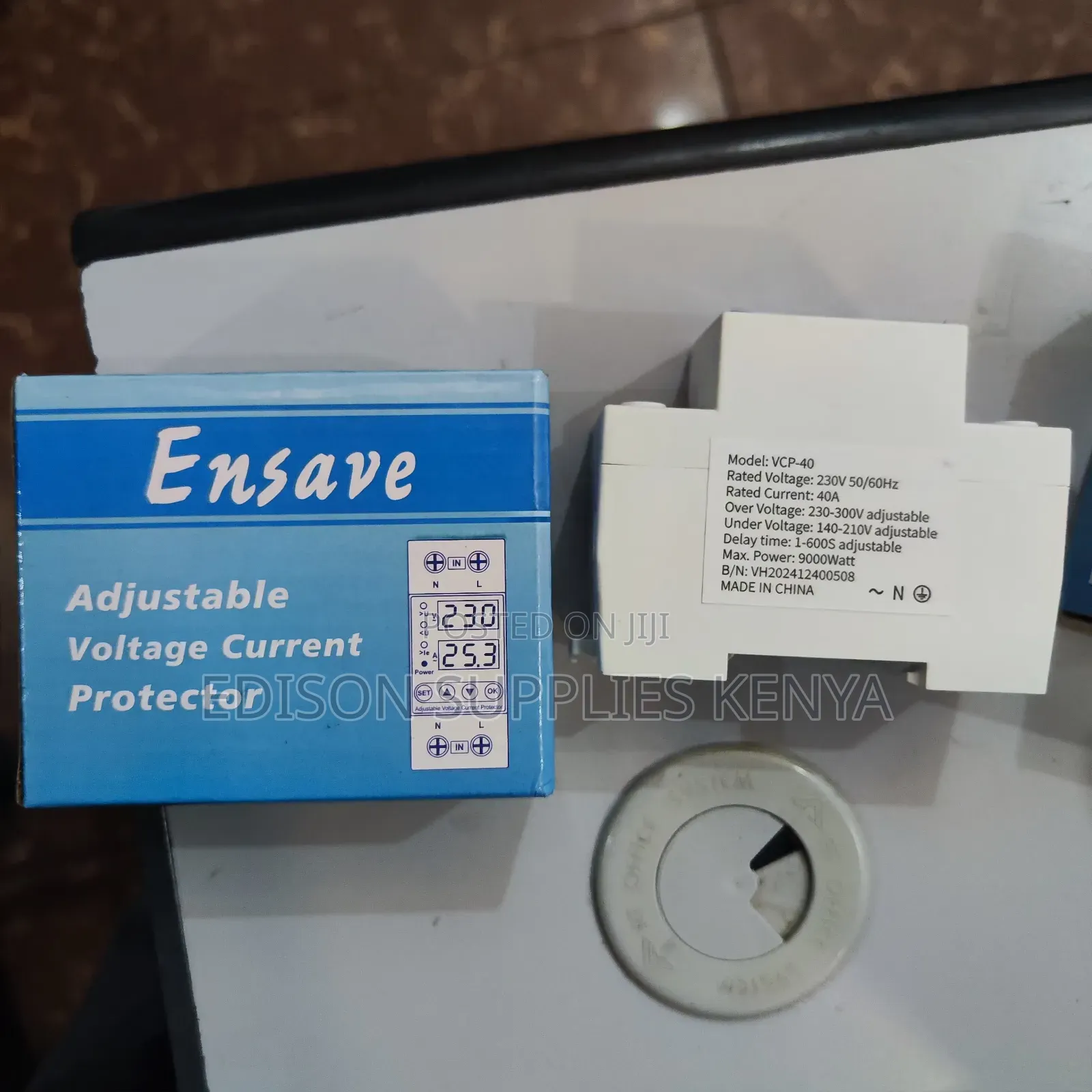 Ensave Voltage Protector 40amps Adjustable Current Surge 40A AVS