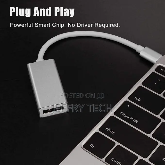 Type-C to DisplayPort Adapter Converter Cable Compatible With Mac OR W