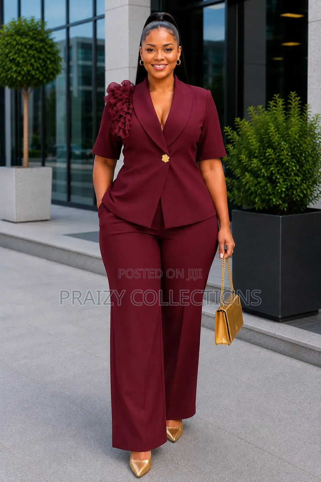 2Pc Official Ladies Trouser Suit