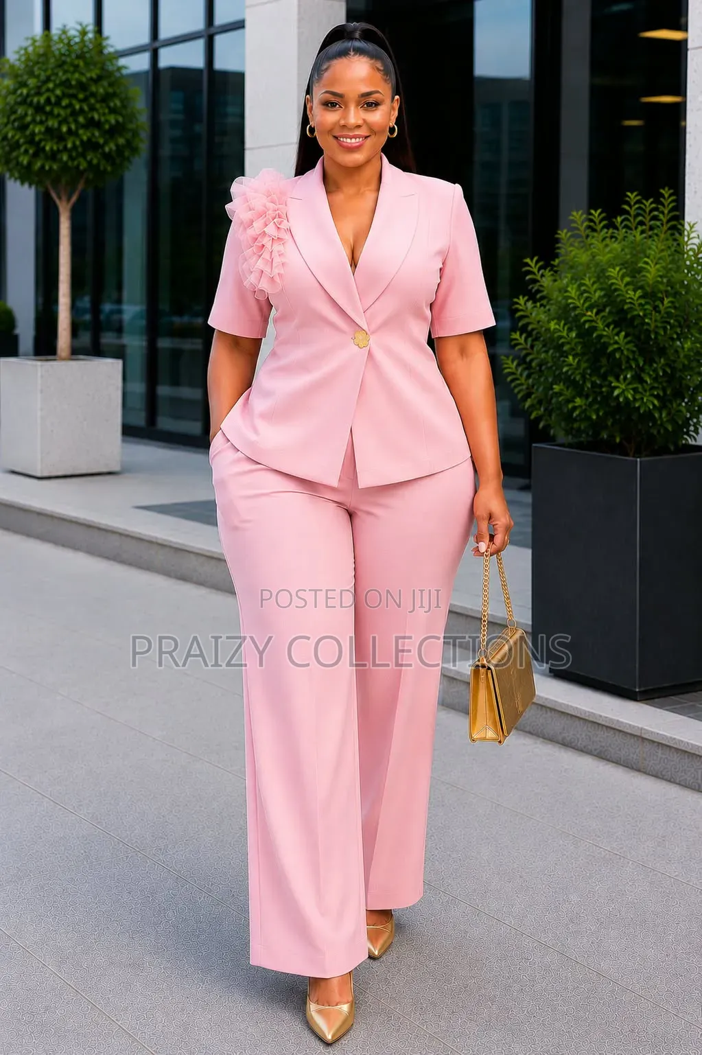 2Pc Official Ladies Trouser Suit
