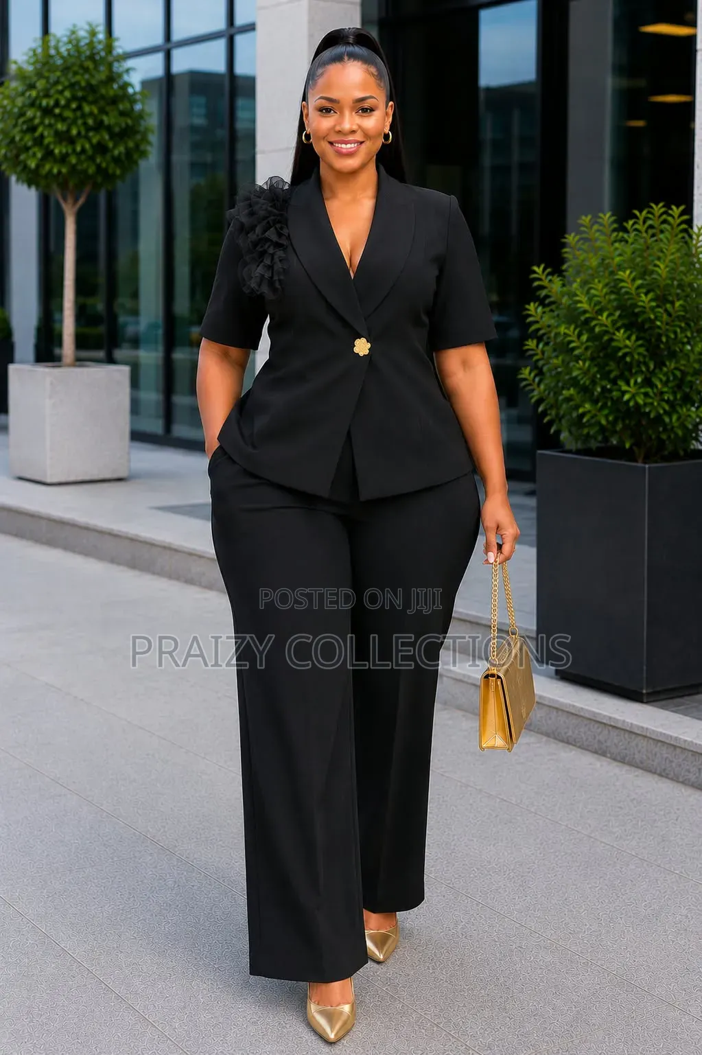2Pc Official Ladies Trouser Suit