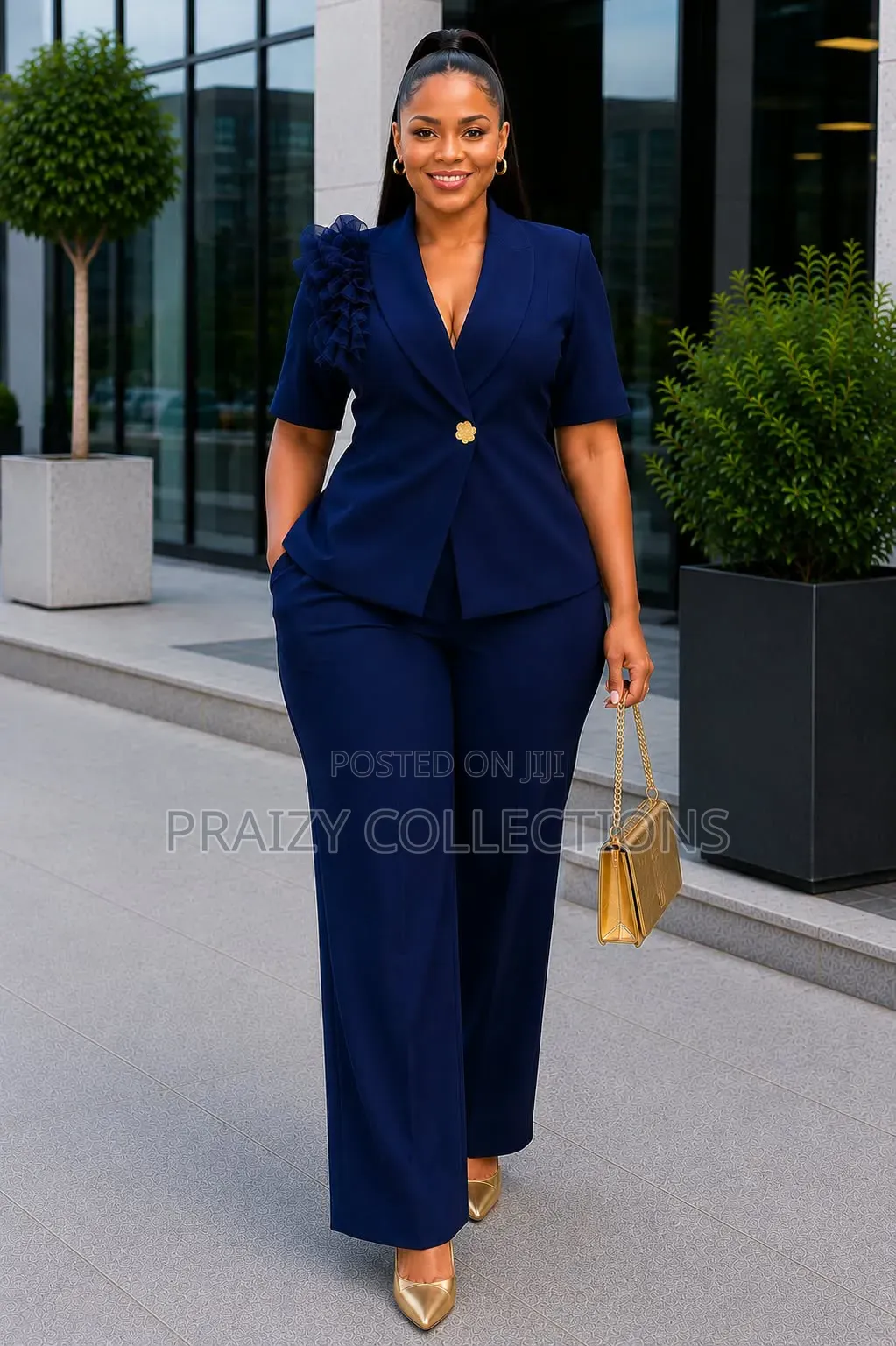 2Pc Official Ladies Trouser Suit