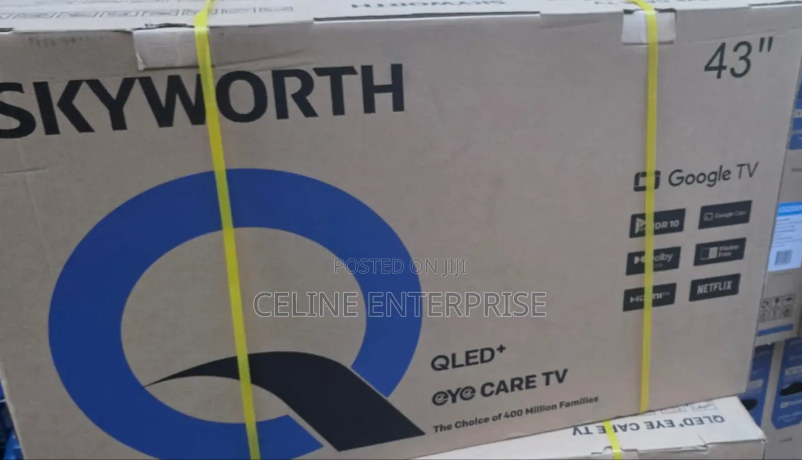 Skyworth 43 Inch QLED TV – UHD Smart Google TV