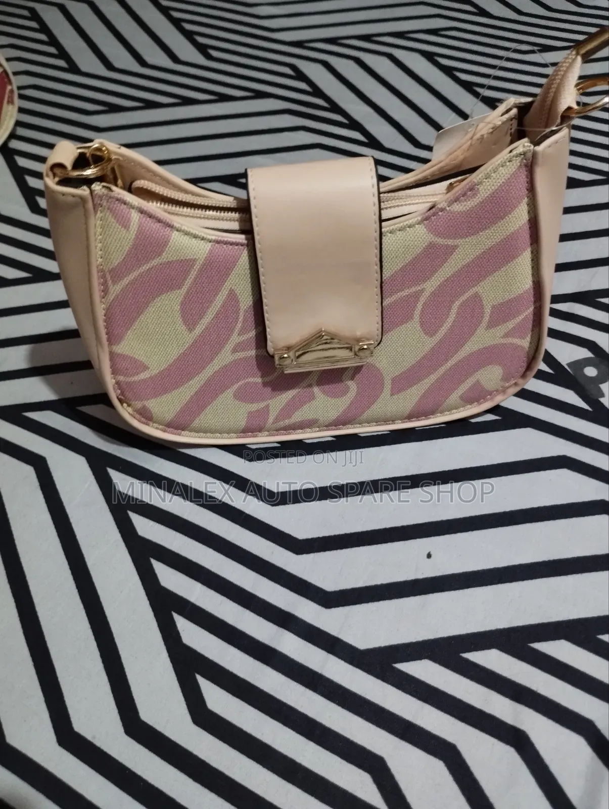Pink Scroll Bag