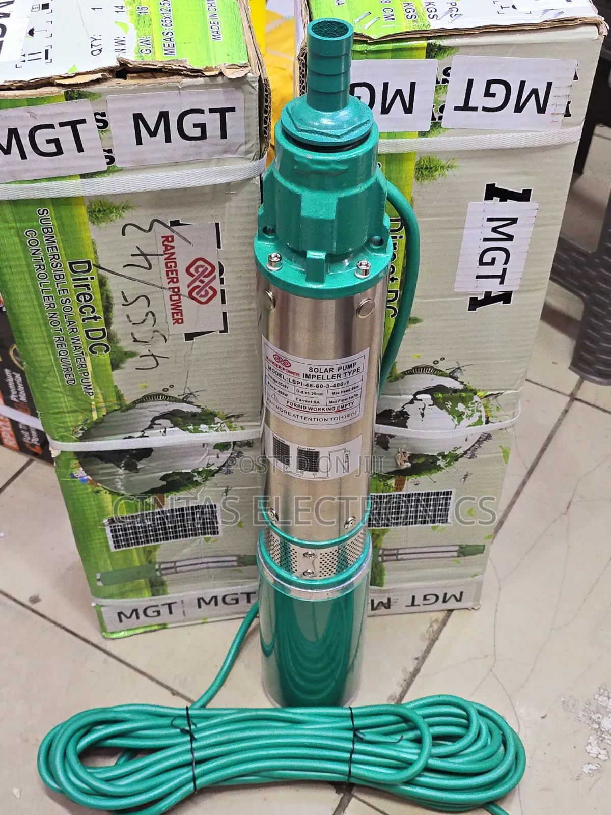Solar Submersible Pump 400w 60m