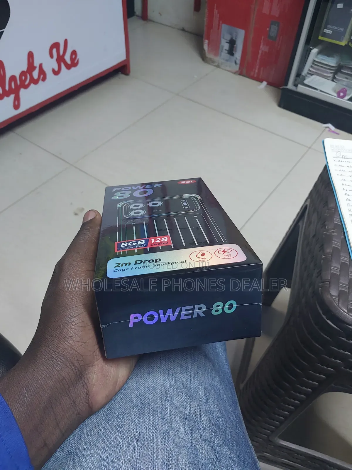 New Itel Power 80 128 GB Black