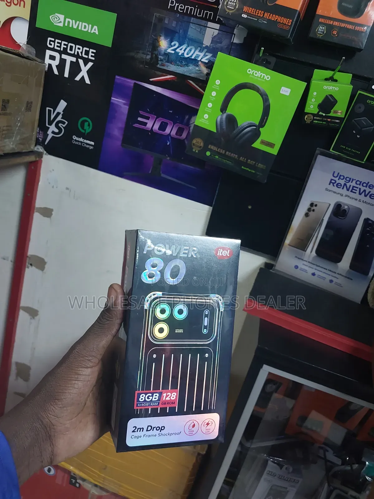 New Itel Power 80 128 GB Black