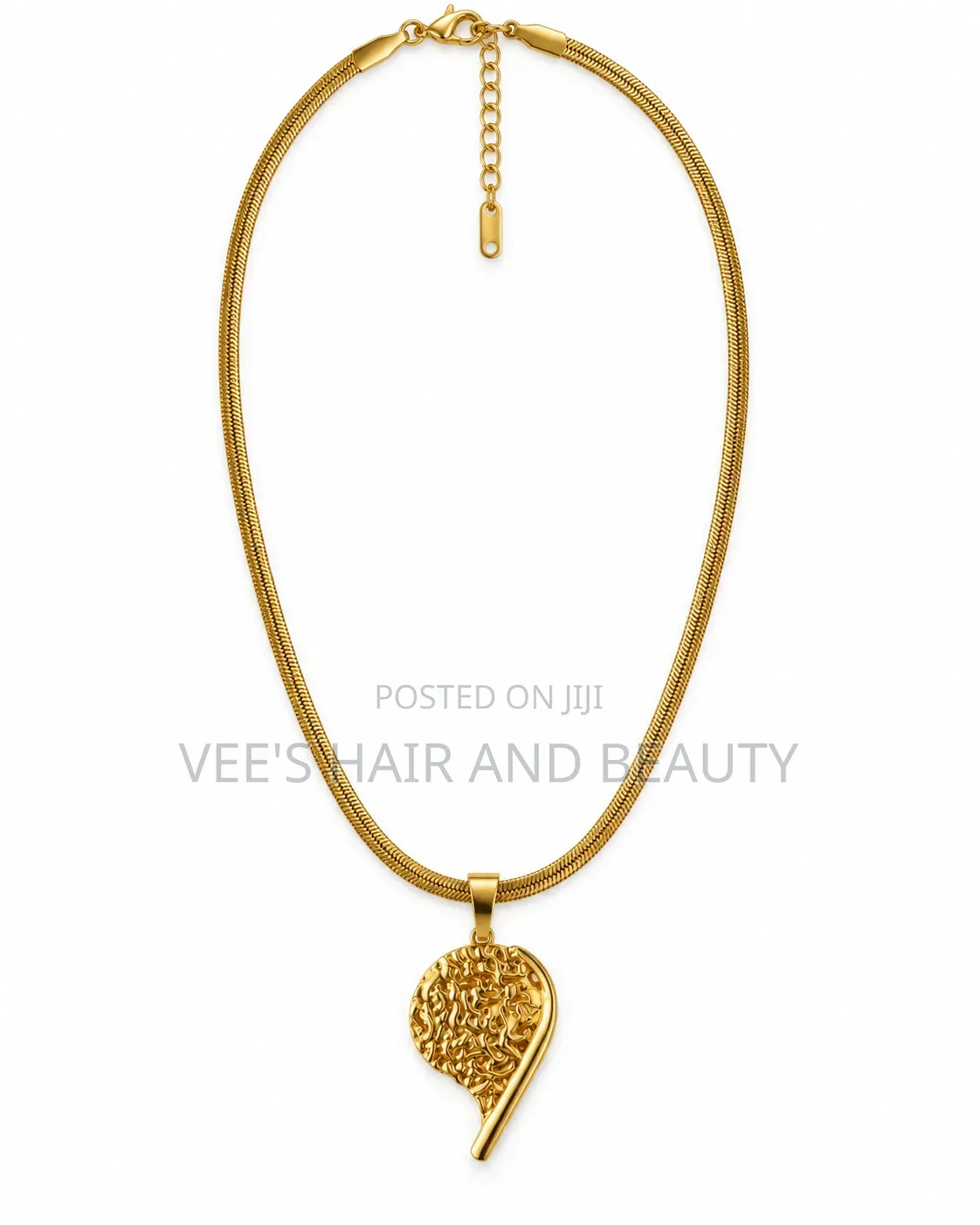 Textured Gold Necklace | Women's Jewelry | Gift for a Lady