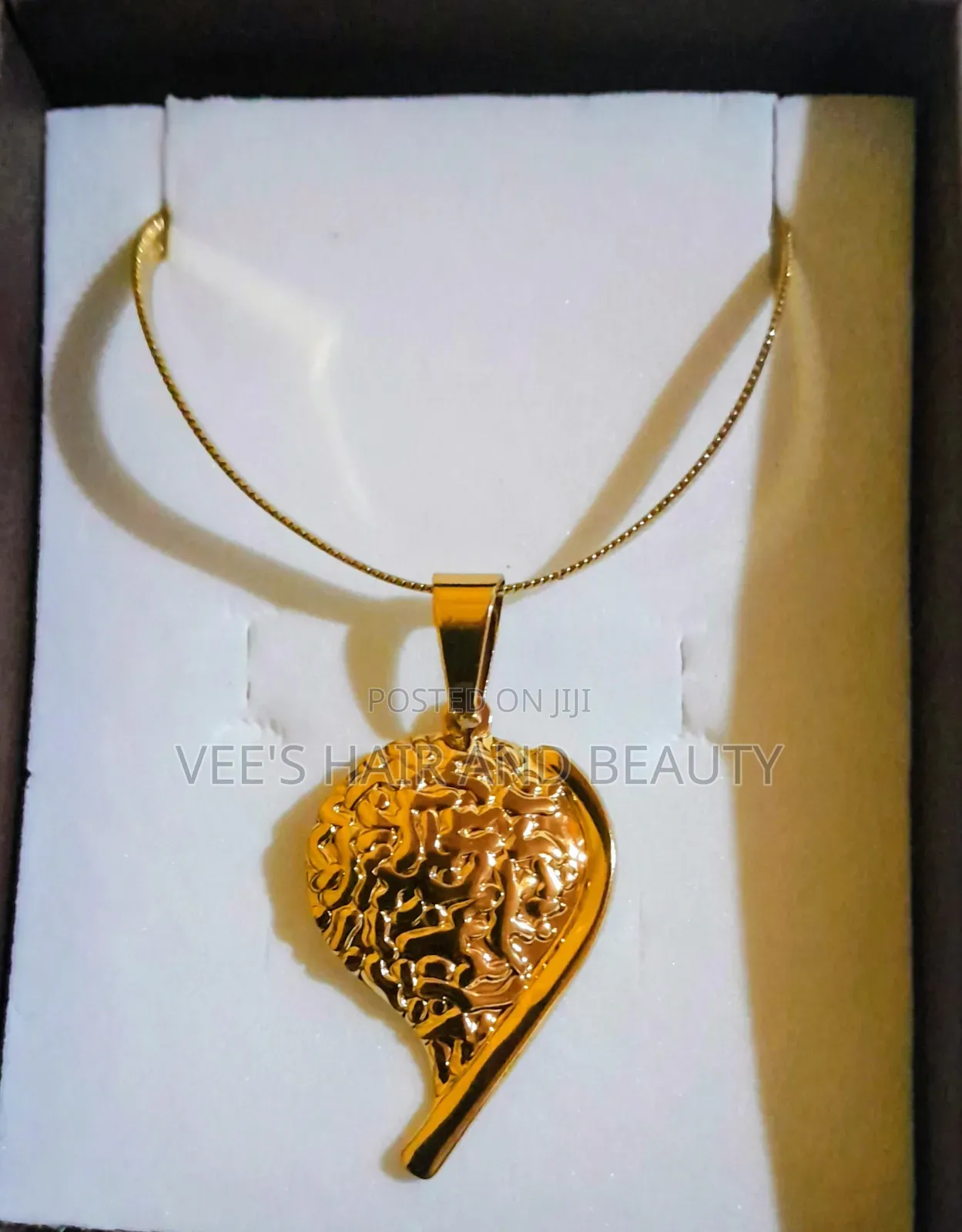 Textured Gold Necklace | Women's Jewelry | Gift for a Lady