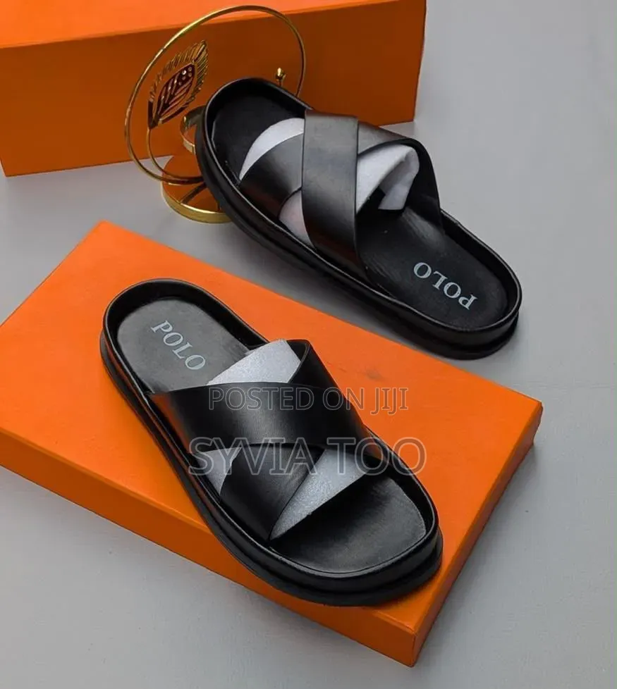 Mens Leather Sandles
