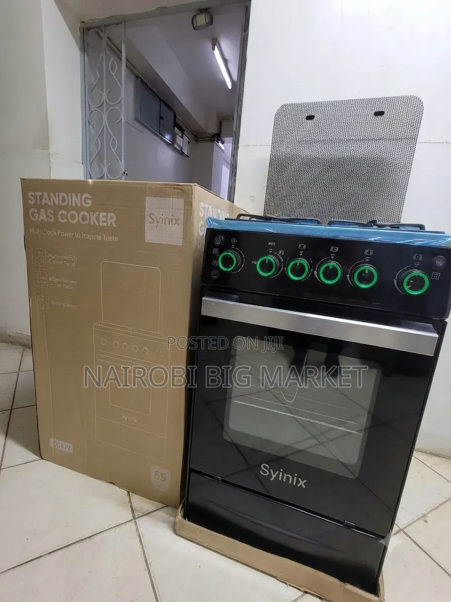 Syinix 50by 50 Standing Cooker With Electric Oven Now Available