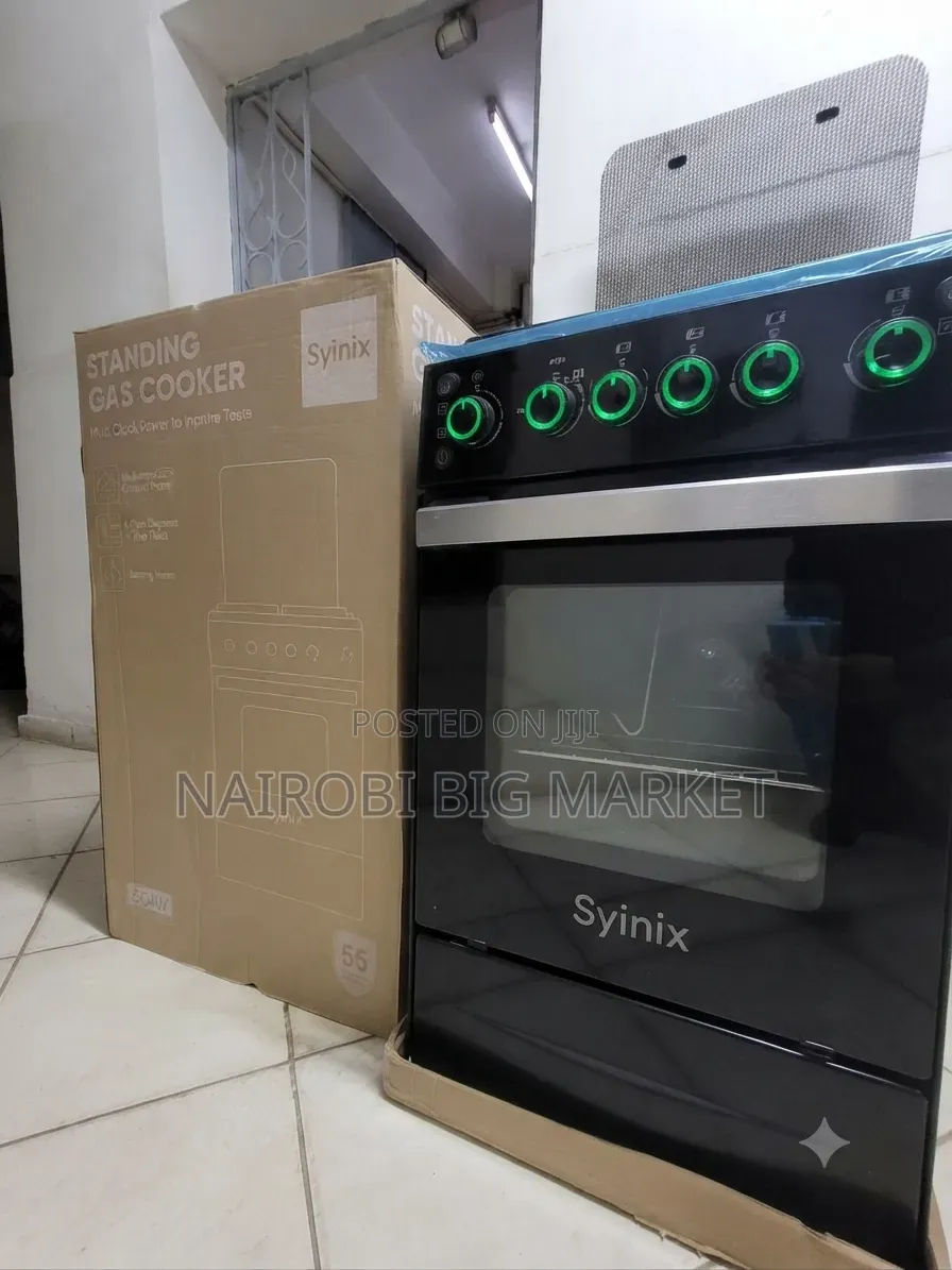 Syinix 50by 50 Standing Cooker With Electric Oven Now Available