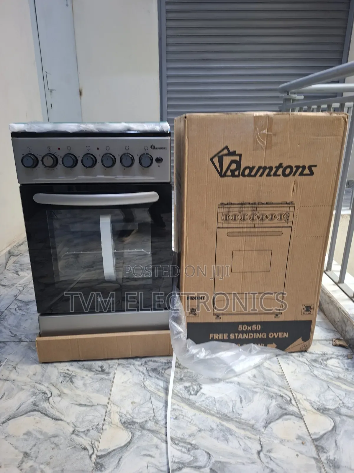 Ramtons 3g+1e 50x50 Silver Cooker- Rc/906