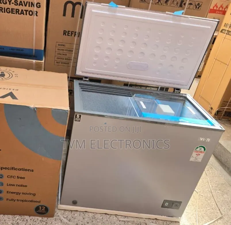Von Vafc25dhg Chest Freezer- 251l