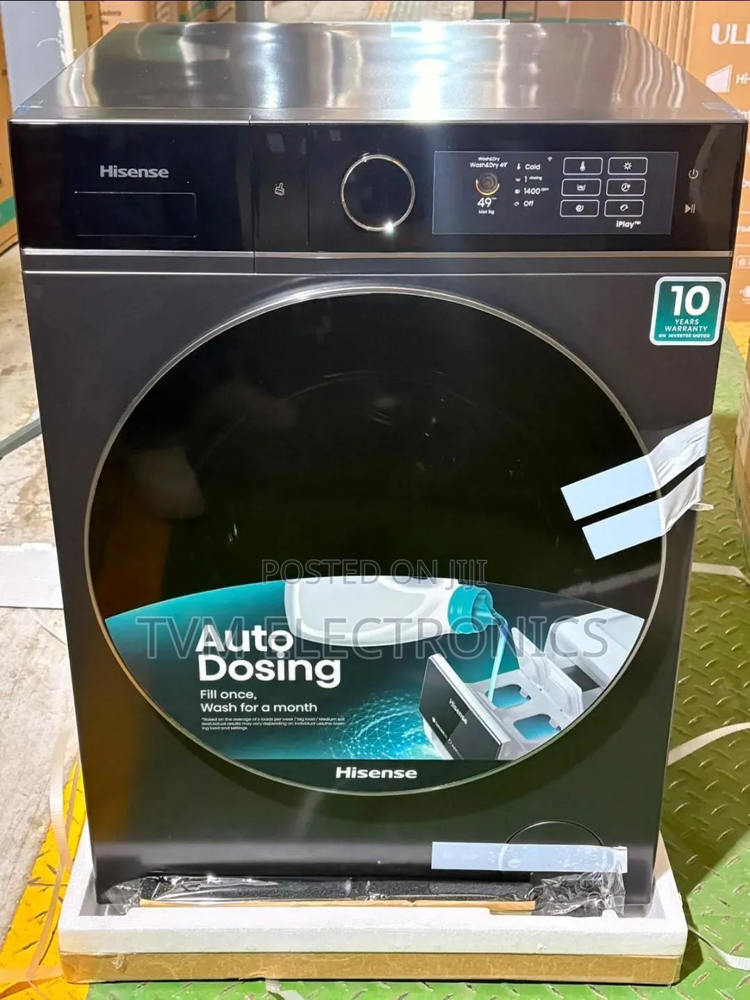 Hisense 12kg/8kg Front Load Wash Dry Washing Machine WD5S1245BB