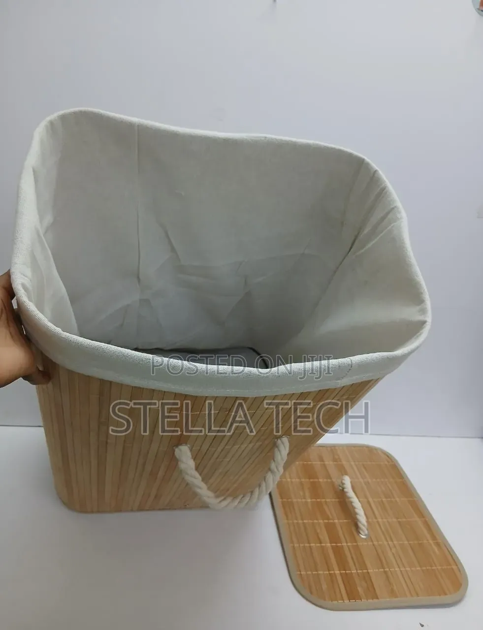 * FOLDABLE LARGE CAPACITY Wooden Laundry Basket*