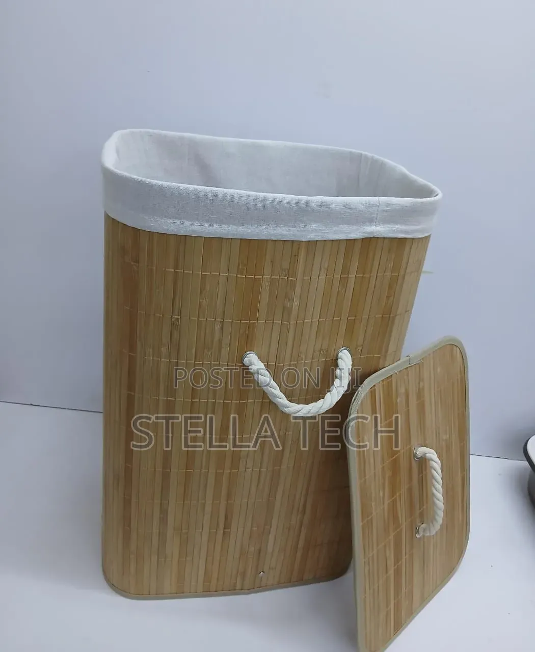 * FOLDABLE LARGE CAPACITY Wooden Laundry Basket*