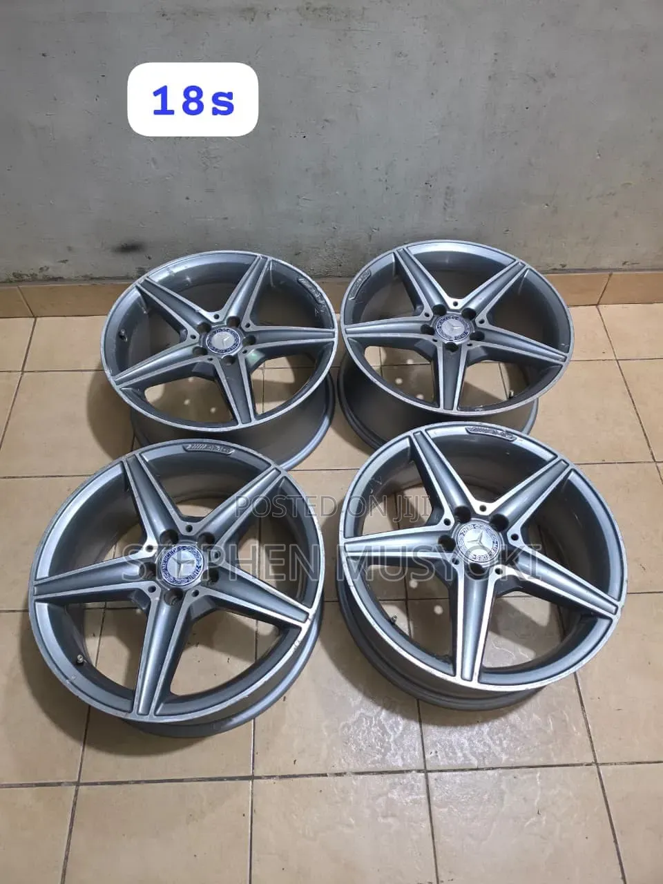 Mercedes Benz C200,e250, E350, Size 18inch Rims