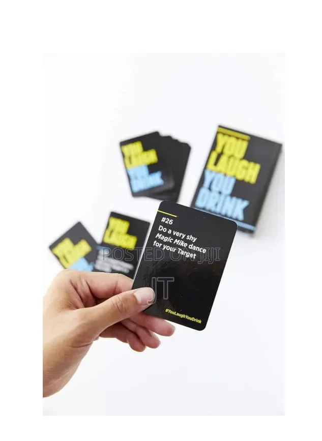 You Laugh, You Drink Card Game