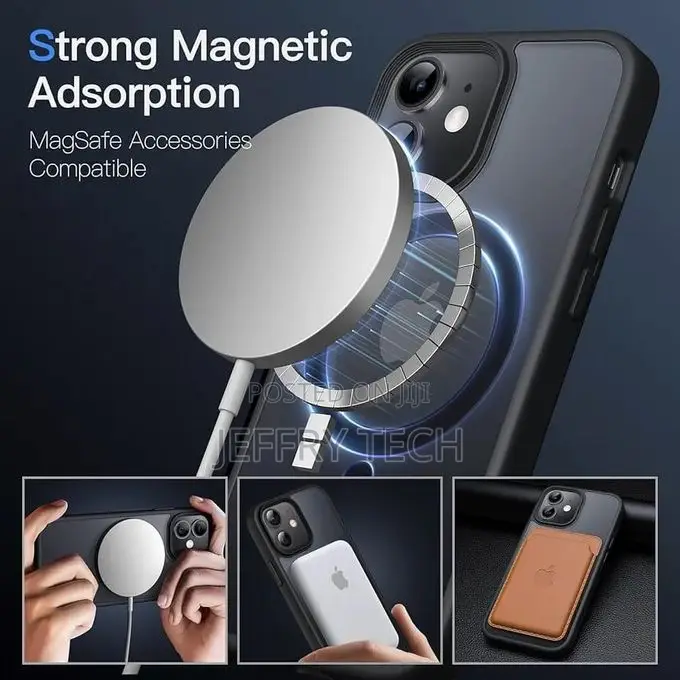 Magsafe2 Case for iPhone 12 Mini Case Translucent Matte Magnetic Phone