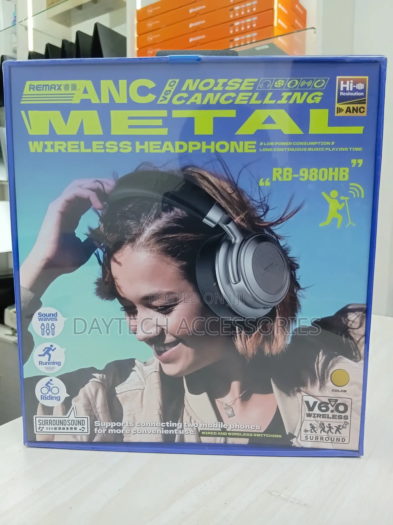 Remax ANC Bluetooth Headphone RB-980HB