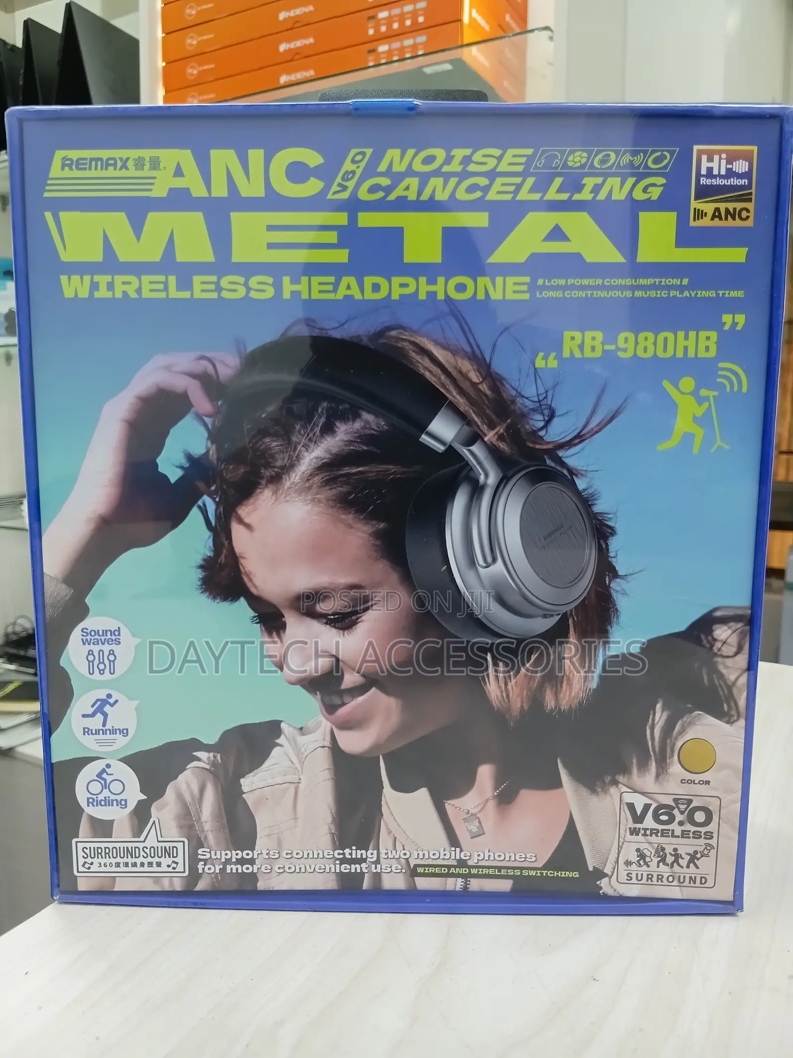 Remax ANC Bluetooth Headphone RB-980HB