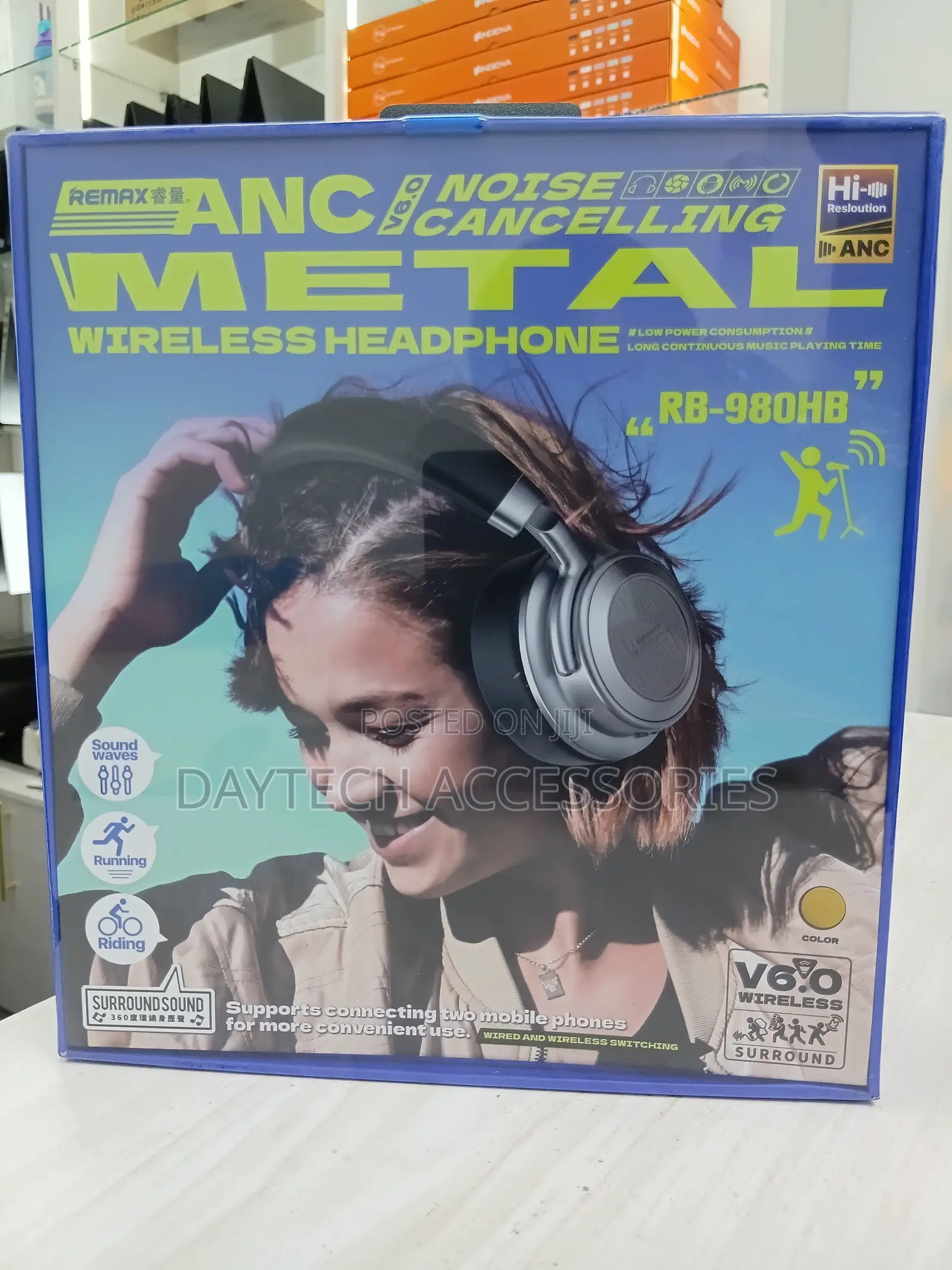 Remax ANC Bluetooth Headphone RB-980HB