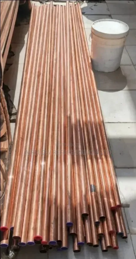 Straight Copper Pipes Different Sizes 1⁄2,⁄8