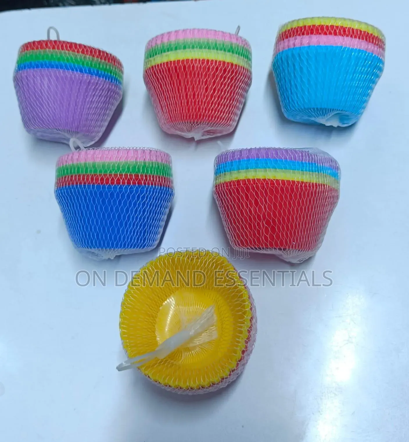 12Pcs Reusable Silicone Cupcakes Mold Bakeware Liners