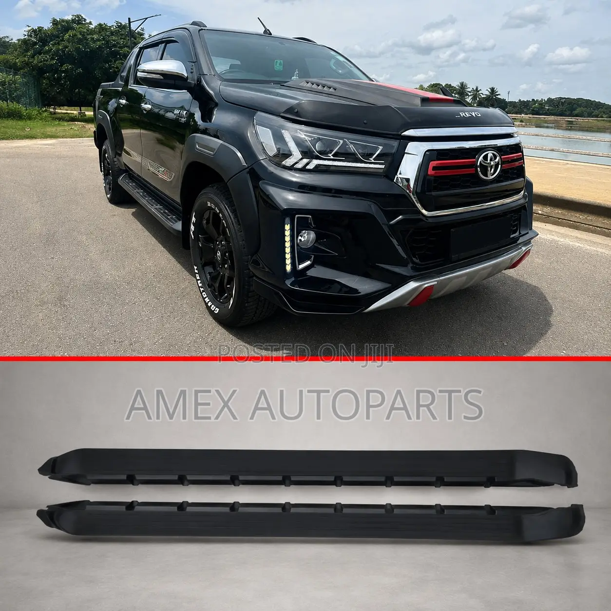 Side Step Toyota Hilux Revo Rocco 2016 Onwards